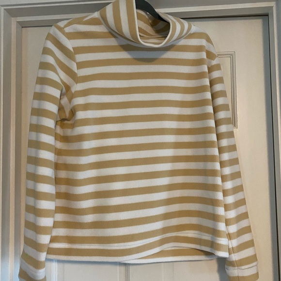 Dudley Stephens Sweaters - EUC Dudley Stephens Park Slope in Striped Fleece (natural blush/white)